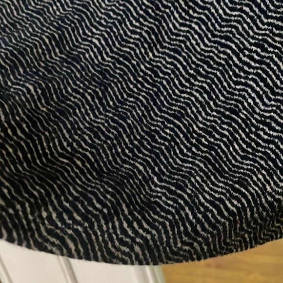 Sita Murt Sweatshirt Blue Jacquard Long Sleeve Shift crew neck Dress size small - Picture 8 of 11